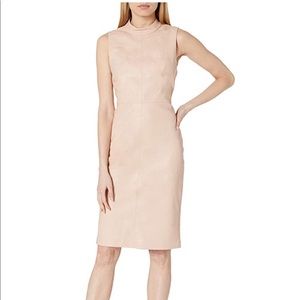 BCBGMAXZARIA Faux Leather Midi Dress